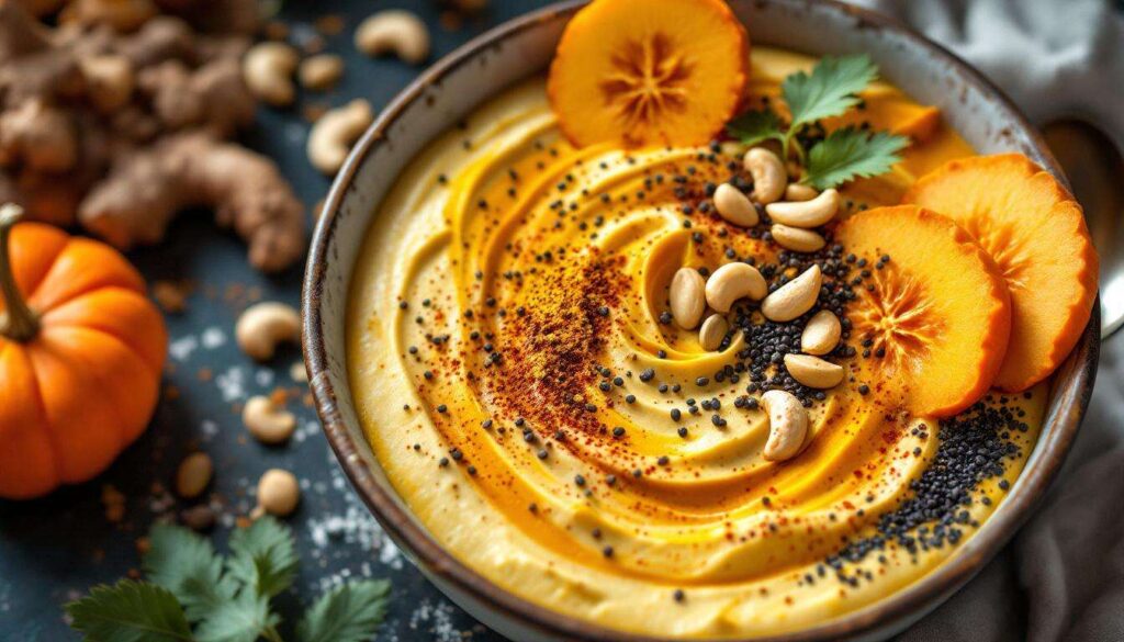 Hyper original et savoureux : le pudding aux graines de chia salé, version courge curry !