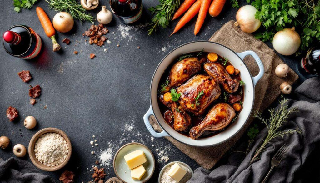 Recette traditionnelle : voici comment faire un coq au vin façon grand-mère