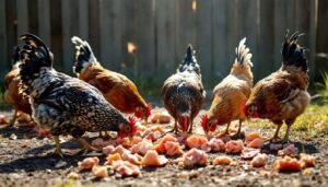 Donner des restes de viande à manger à ses poules : bonne ou mauvaise idée ?