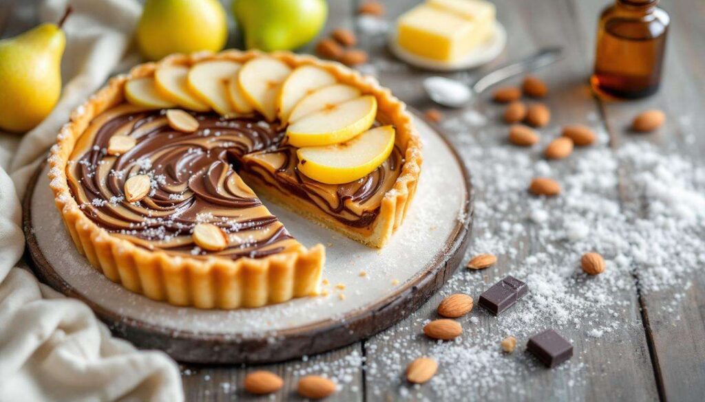 La tarte poire-chocolat : le secret pour éviter que la pâte détrempe (et garder le croquant)