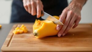 C'est la méthode que tout le monde devrait connaître pour couper une courge butternut sans jamais se blesser