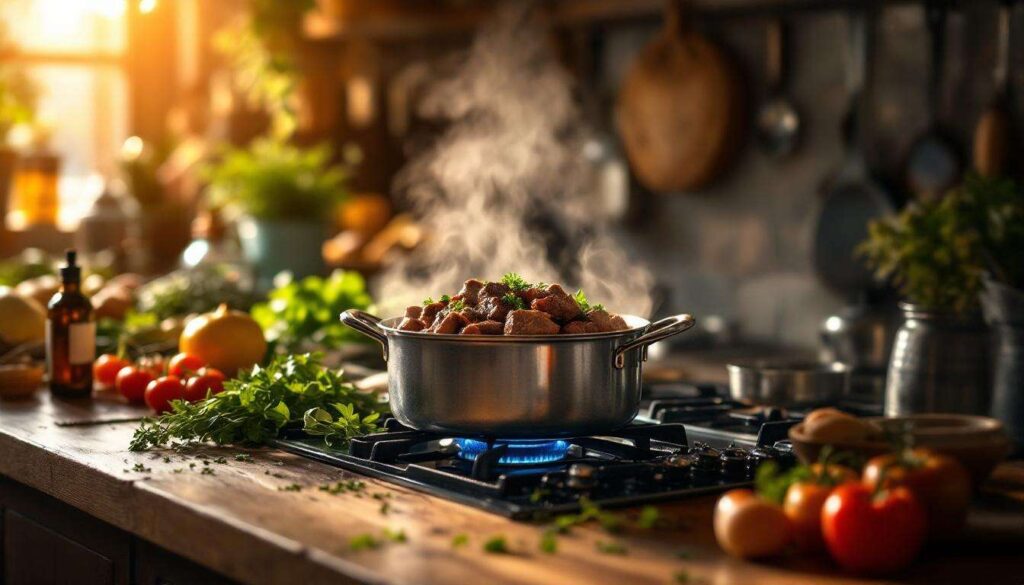Tous en cuisine : Cyril Lignac ajoute cet ingrédient secret dans son bœuf bourguignon et ça change vraiment tout