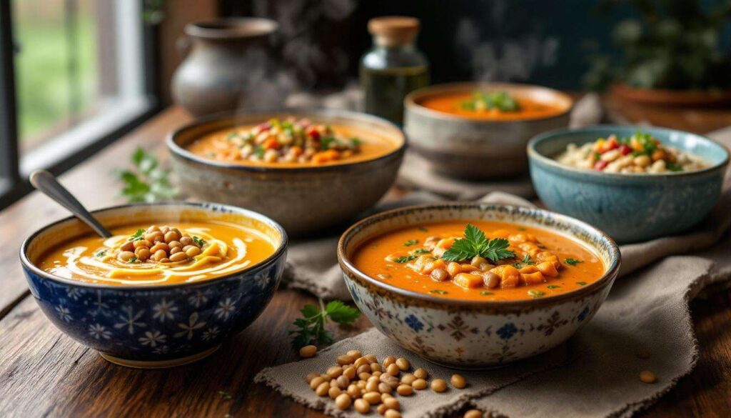 17 recettes de soupes riches en protéines avec des légumineuses