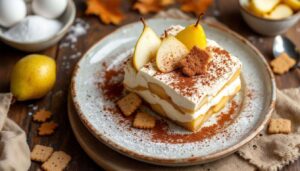 Un tiramisu tout frais aux poires de saison : la recette minute qui illumine vos fins de repas d’automne sans four