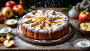 Le gâteau aux pommes de Julie Andrieu : la recette simple et incroyable que vous allez refaire tout l’hiver