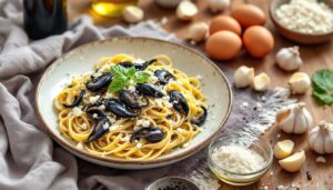 Recette franco-italienne : pâte fraîche, seiche bretonne et ricotta salée à l'honneur pour la journée mondiale des pâtes