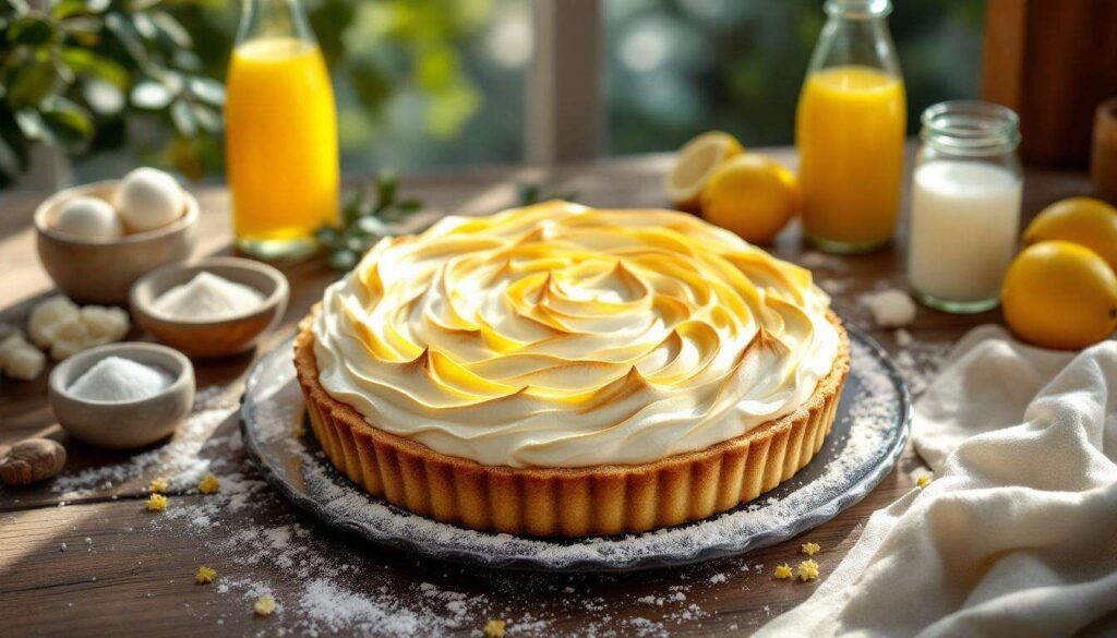 Sous sa meringue légère, la tarte au citron la plus fondante et agréablement acidulée est prête en un tour de main