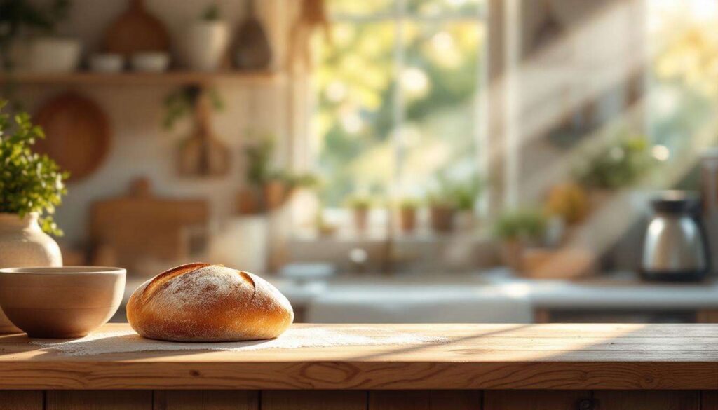 Dans sa cuisine, Norbert Tarayre range toujours le pain à cet endroit – il rassit moins vite