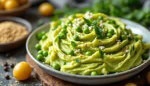 Onctueuse, parfumée, originale : l'ingredient secret de cette purée verte au chèvre est le twist inattendu qui change tout à table