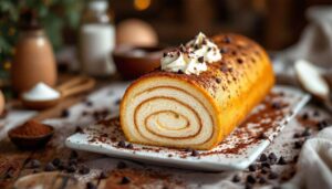 Génoise fondante, chantilly légère, cacao intense : la bûche express au Airfryer qui va faire fondre vos invités