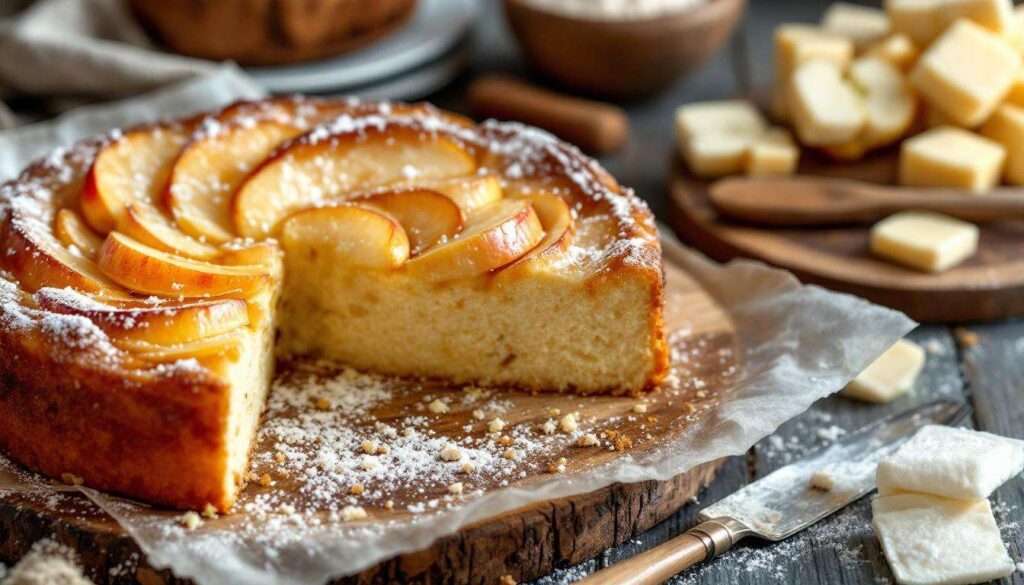 Gâteau aux pommes : l’astuce du beurre brûlant qui caramélise à la perfection et transforme votre dessert en chef‑d’œuvre