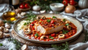 Rouelle de porc à la tomate et aux champignons : le mijoté fondant en cocotte